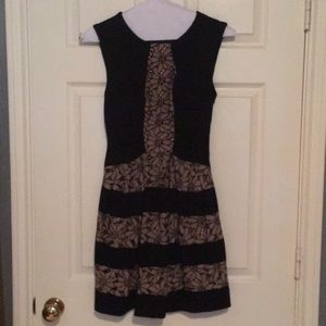 Black & lace party dress